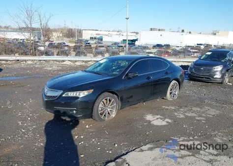 2015 Acura Tlx V6 Advance z USA, uszkodzony, nr VIN 19UUB3F71FA010283